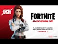 UNLOCKING NEW BLACK WIDOW SKIN! FORTNITE BLACK WIDOW CUP LIVE!