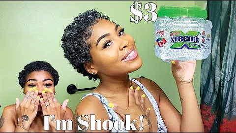 I FINALLY TRIED WETLINE EXTREME GEL ON MY TYPE 4 HAIR! I NEVER KNEW MY CURLS COULD POP LIKE THIS