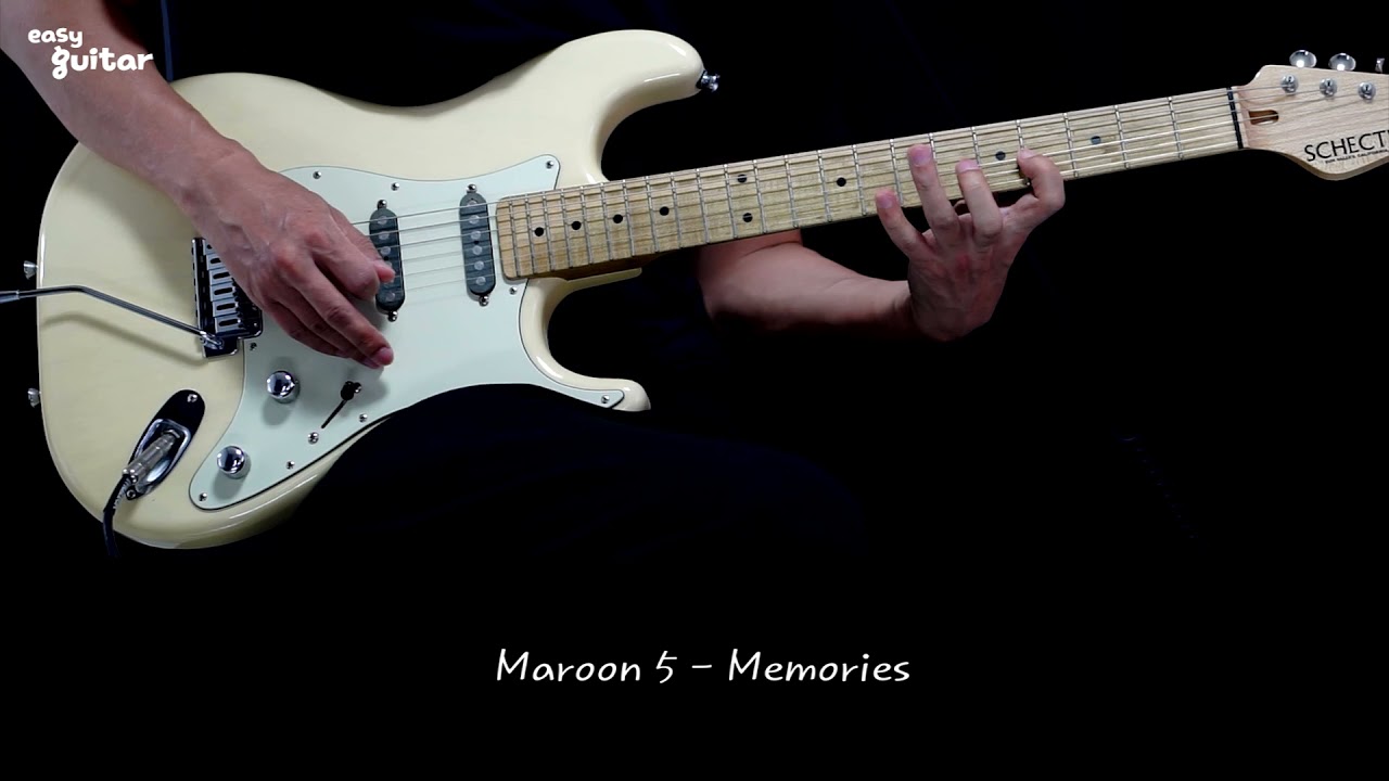 Maroon 5 - Memories Guitar Instrumental Cover