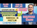Numericals Of Solutions on Raoult's Law Henry's Law