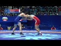 1/8 FS - 92 kg: S. KARADENIZ (TUR) v. S. ZUBAIROV (AZE)