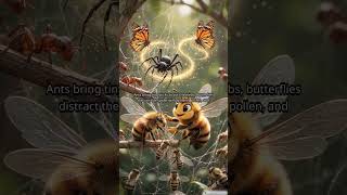 🕷️ Maple Bee Saves Bee Utopia! 🐝✨ | Brave Hero Bee Adventure | Pixar Style Kids Short