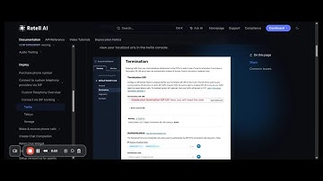 Retell AI Outbound Calling with Twilio SIP Trunk | Fusefy Explains  | SIPTrunking