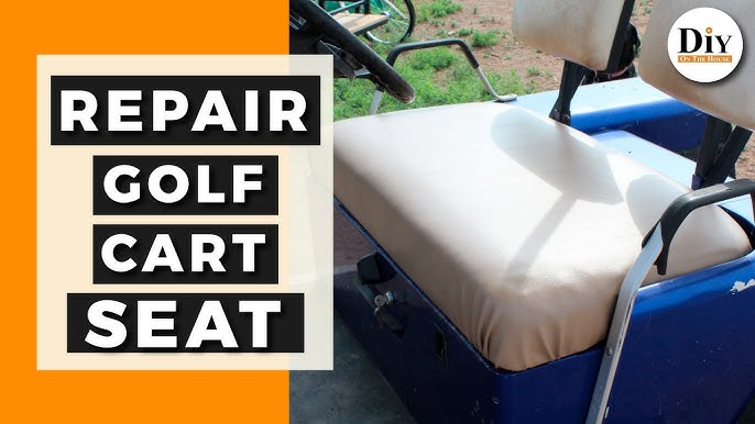 Part 2: How to rebuild a golf cart seat! Measuring and cutting the seat  cushion 