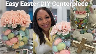 Easy DIY Easter Centerpiece Budget Friendly and Beautiful Spring Table Decor #diyeaster Profile