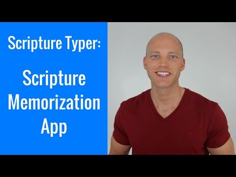 Scripture Memorization App | Scripture Typer