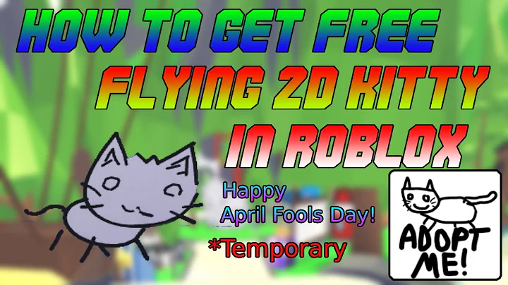 How to get a Flying 2D Kitty in Roblox Adopt Me