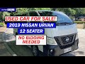 USED CAR FOR SALE 2019 NISSAN URVAN 12 SEATER | Philippines | Van