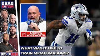 Andrew Whitworth On Training Micah Parsons, Cowboys As Contenders, NFL Kickoff | GBag Nation