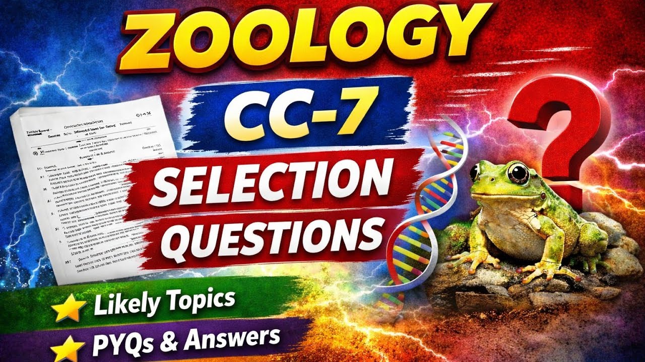 ଆସିଗଲା Zoology ପ୍ରଶ୍ନ ପତ୍ର || Zoology Core-7 question paper || NEP 3rd Sem exam Questions 