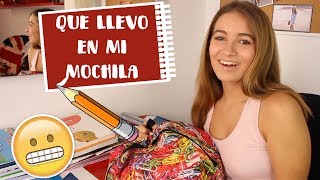 Qué Llevo En Mi Mochila Rutina Diaria Carlota Boza