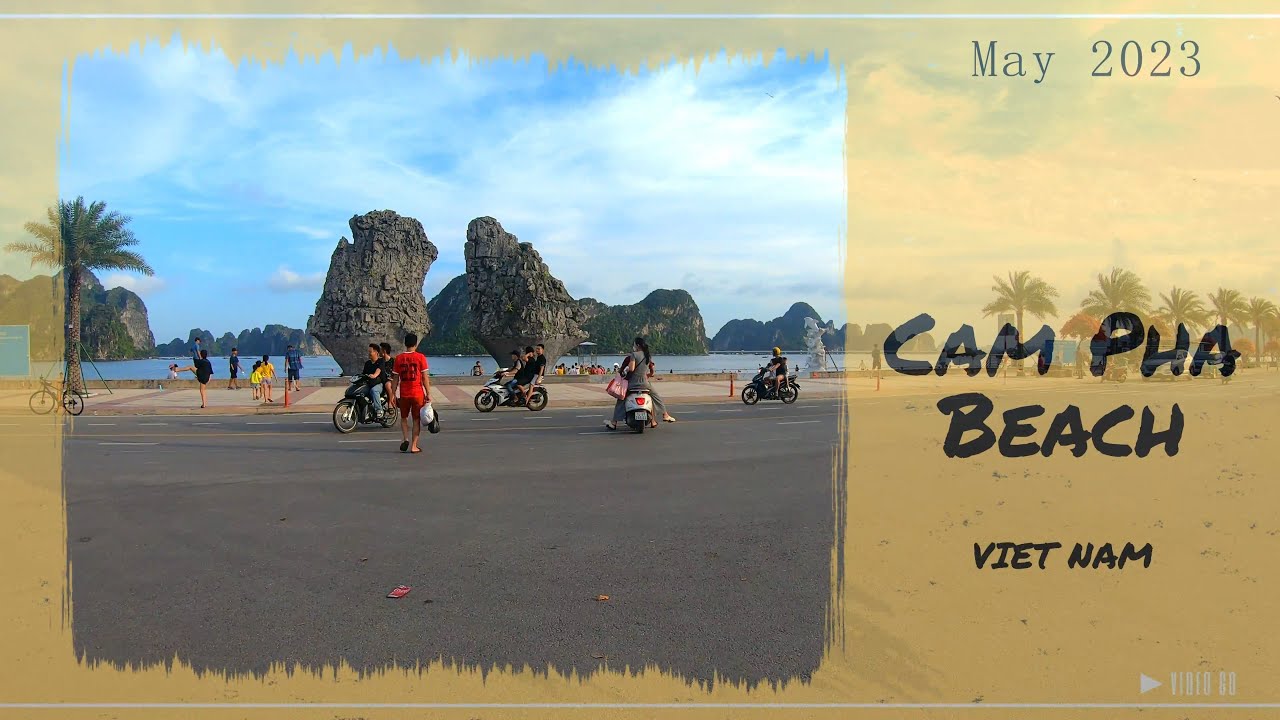 Walking To The Beach: Cam Pha Viet Nam