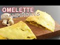 OMELETTE de CHAMPIÑONES y QUESO 🧀  PERFECTO con setas