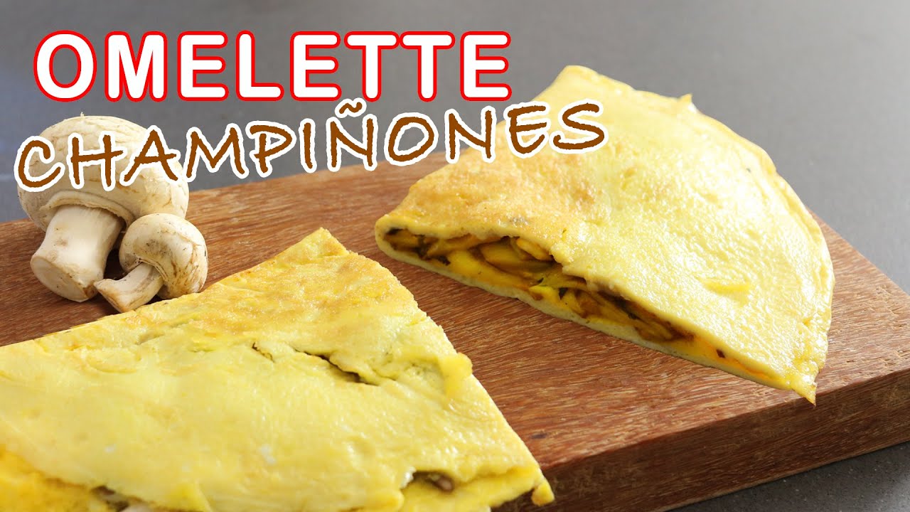 OMELETTE de CHAMPIÑONES y QUESO 🧀  PERFECTO con setas