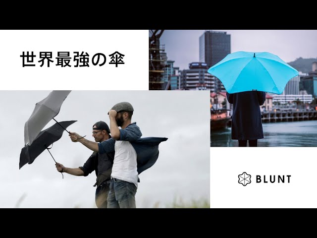 世界最強の傘】BLUNT ブラントの傘が登場。とにかく強靭な傘の実力は