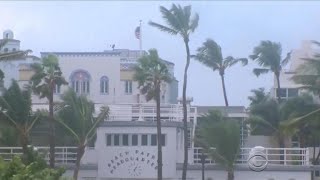 Naples residents failed to evacuate early and now must ride out the storm
