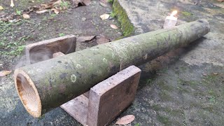 Cara Main Meriam Bambu Pakai Minyak Tanah