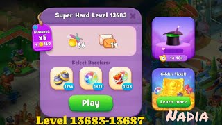 Information Gardenscapes Level 13683, 13684, 13686, 13687🥀. No Boosters used Guide