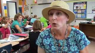 Tracy McAfee teaching as a cancer survivor