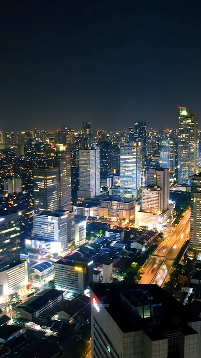 Jakarta City Night view | 4k Shorts