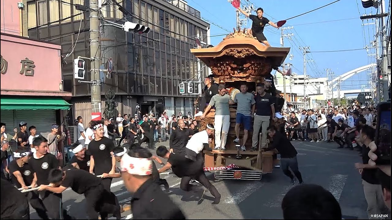 令和7年 北町だんじりブレーキテスト2025/08/31