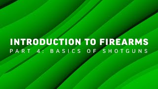 Introduction to Firearms: Basics of Shotguns