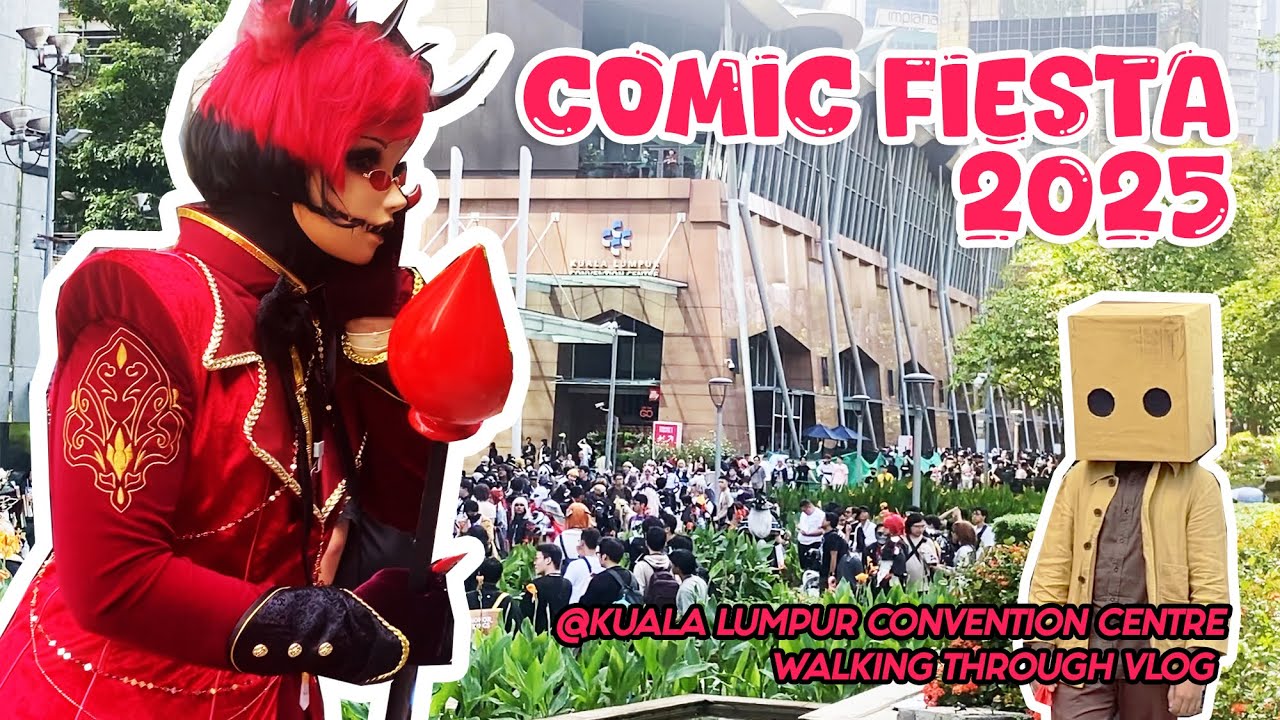 Comic Fiesta 2025 KLCC | Walking Round Vlog Sambil Cuci Mata Tengok Cosplay Waifu2 Anime 👀✨