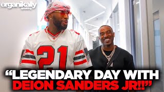 King of downtown: Deion sanders jr & coach prime finally meet Mr.organik 