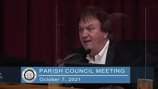 St. Tammany Parish Council Meeting October 7, 2021