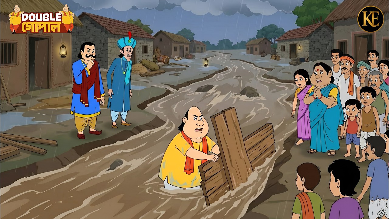 তীব্র ঝড়ো বৃষ্টিতে গোপাল দাদা বাঁচালেন পুরো পুকুর! | Gopal Bhar - গোপালভাঁড় | New Episode 2026