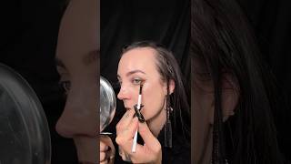 silvery grunge make up tutorial 🖤 #makeuptutorial