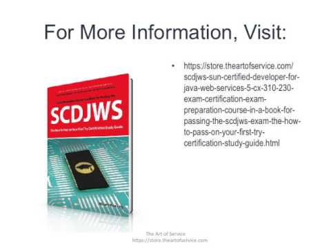 SCDJWS  Sun Certified Developer for Java Web Services 5 CX 310 230 Exam Certification Exam Preparati