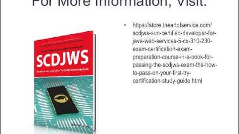SCDJWS  Sun Certified Developer for Java Web Services 5 CX 310 230 Exam Certification Exam Preparati