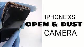 OPEN IPHONE FOR CAMERA REPLACEMENT & DUST REMOVAL