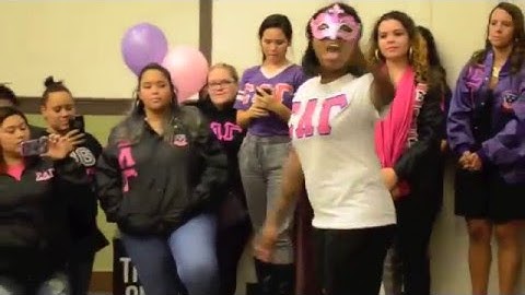 Pi Epsilon Chapter of SLG Delta Line Coming Out Show