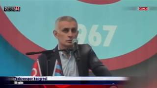 İbrahim Hacıosmanoğlu, Trabzonspor kongresinde Muharrem Usta'yı eleştirdi