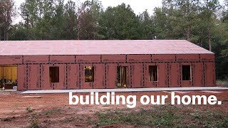 EP 5 Building Our Home PORCHES AND WINDOWS!!!!