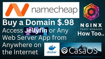 Buy a Domain $0.98 Use Nginx Proxy Manager,  Access JellyFin and Any Web Server App on the Internet.