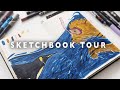 Sketchbook tour 7 royal talens art creation mixed media sketchbook  part 1