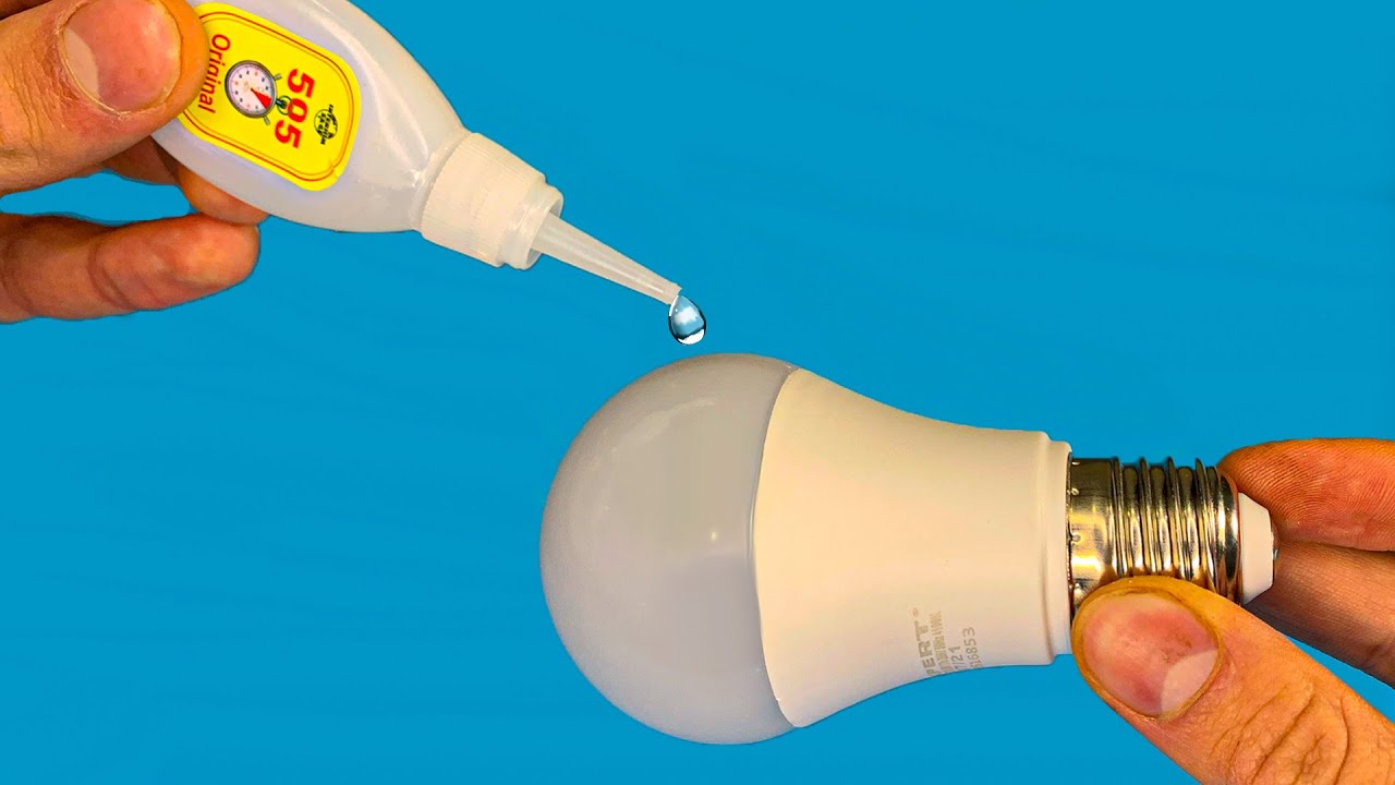 Just Put Super Glue on the Led Bulb and you will be amazed 