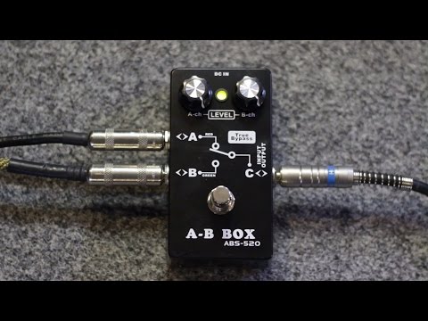 Artist Abs520 Guitar A B Box Pedal Line Splitter Youtube