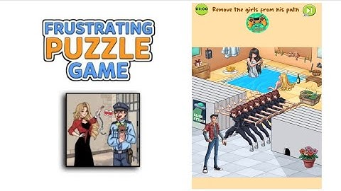 Frustrating Puzzle Game level 4 | remove the girls from his path Gameplay