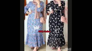 اجمل فساتين محجبات2022 دريسات صيفي للمحجبات موضة صيف2022/dresses hijab 2022#