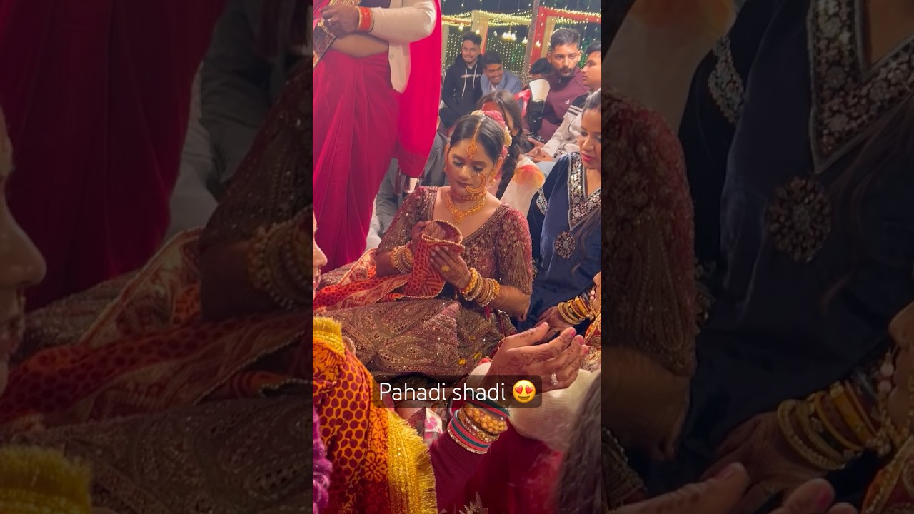 Pahadi shadi me ye sab rituals hoti hai 😍| Jyoti Bisht |#shadi #bride#ritual #pahadi#trending#viral