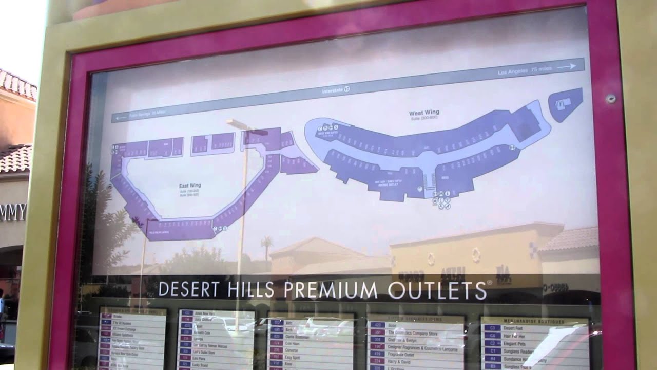 Desert Hills Premium Outlets 3 3 Youtube