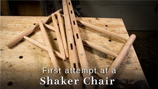 First attempt at making a shaker style chair | Fine Woodworking