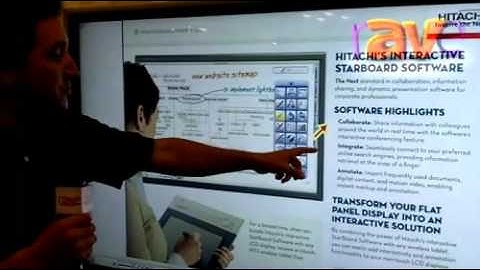 E4 AV Tour: Hitachi Shows Standalone Interactive Starboard Software for Any Display