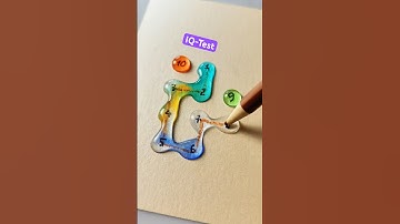 Nối các giọt nước lần lượt từ 1 đến 10 #iqtest #quiz #games