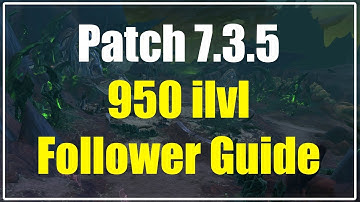 WoW Legion Patch 7.3.5 950 ilvl follower guide | These guys again?