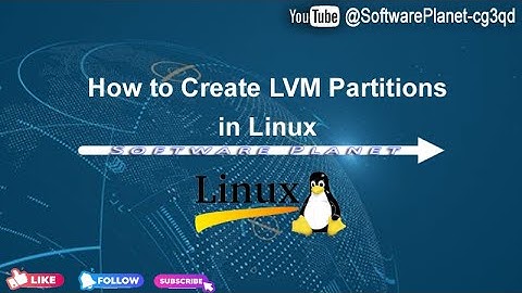 How To Create LVM Partition in Linux | @linux3111@SoftwarePlanet-cg3qd